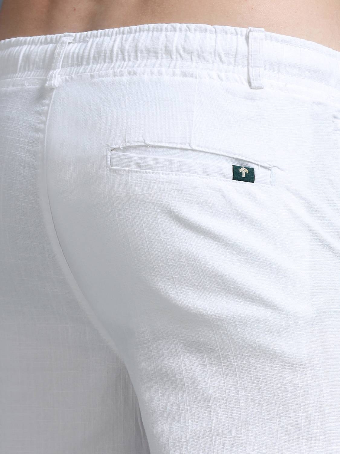 Trumode Men White Trousers - Image 5