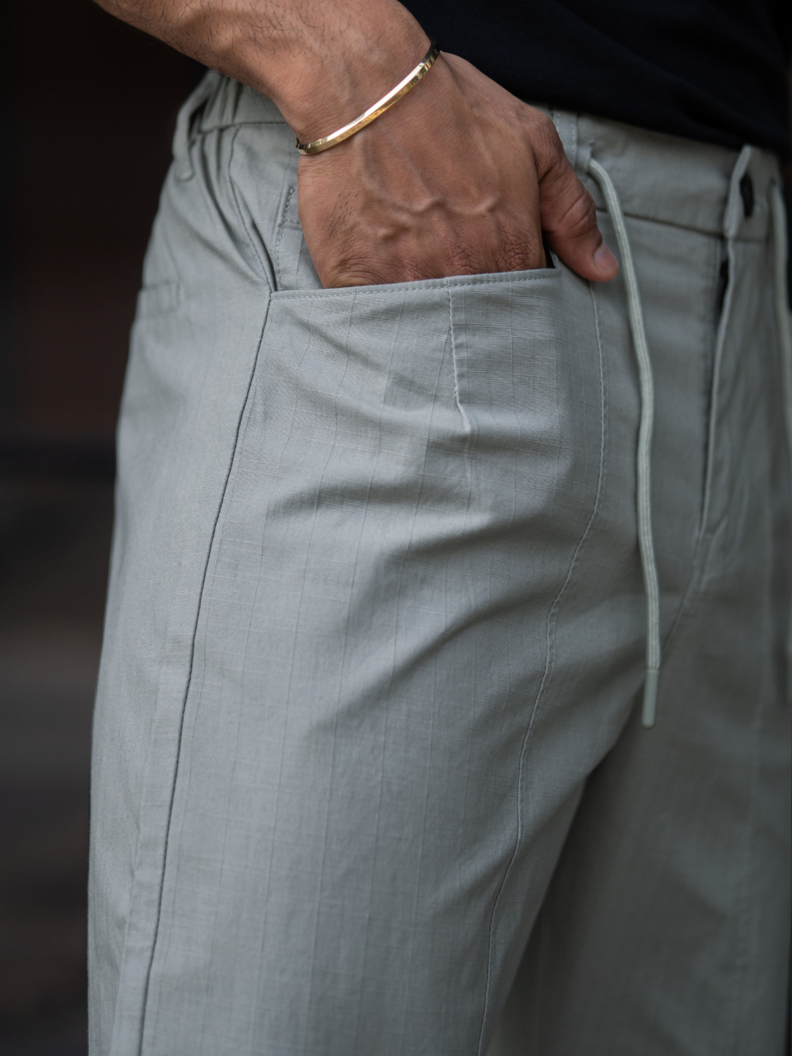 Image of MANIAC Regular Fit Men Green Trousers