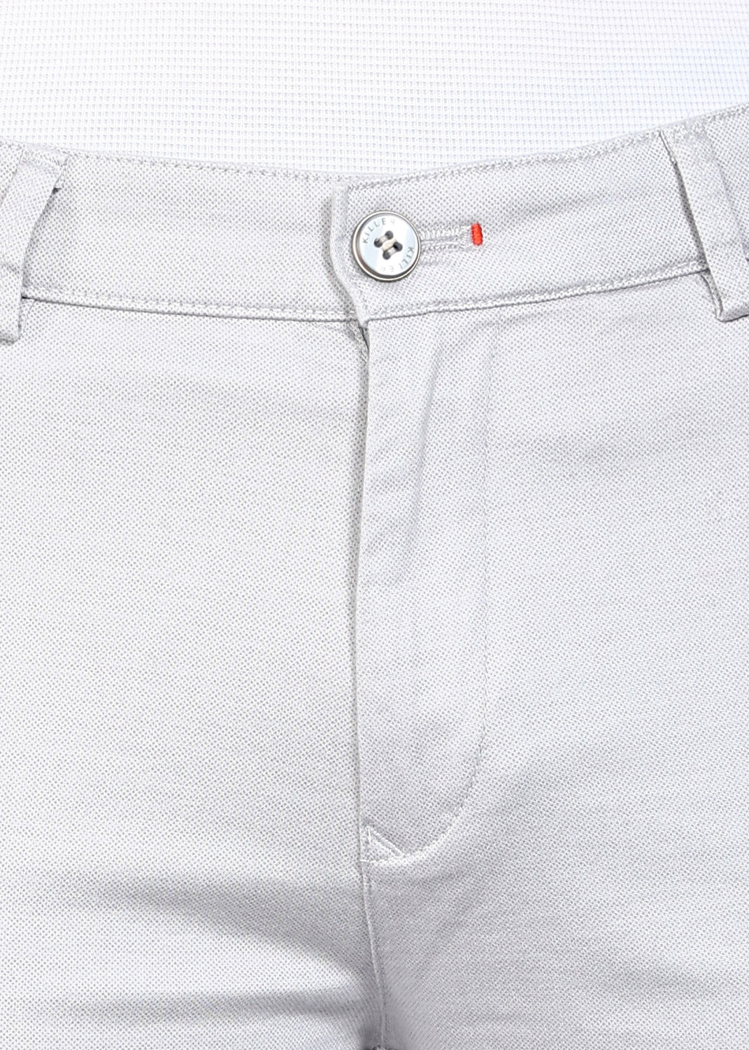 Image of KILLER Slim Fit Men Grey Trousers