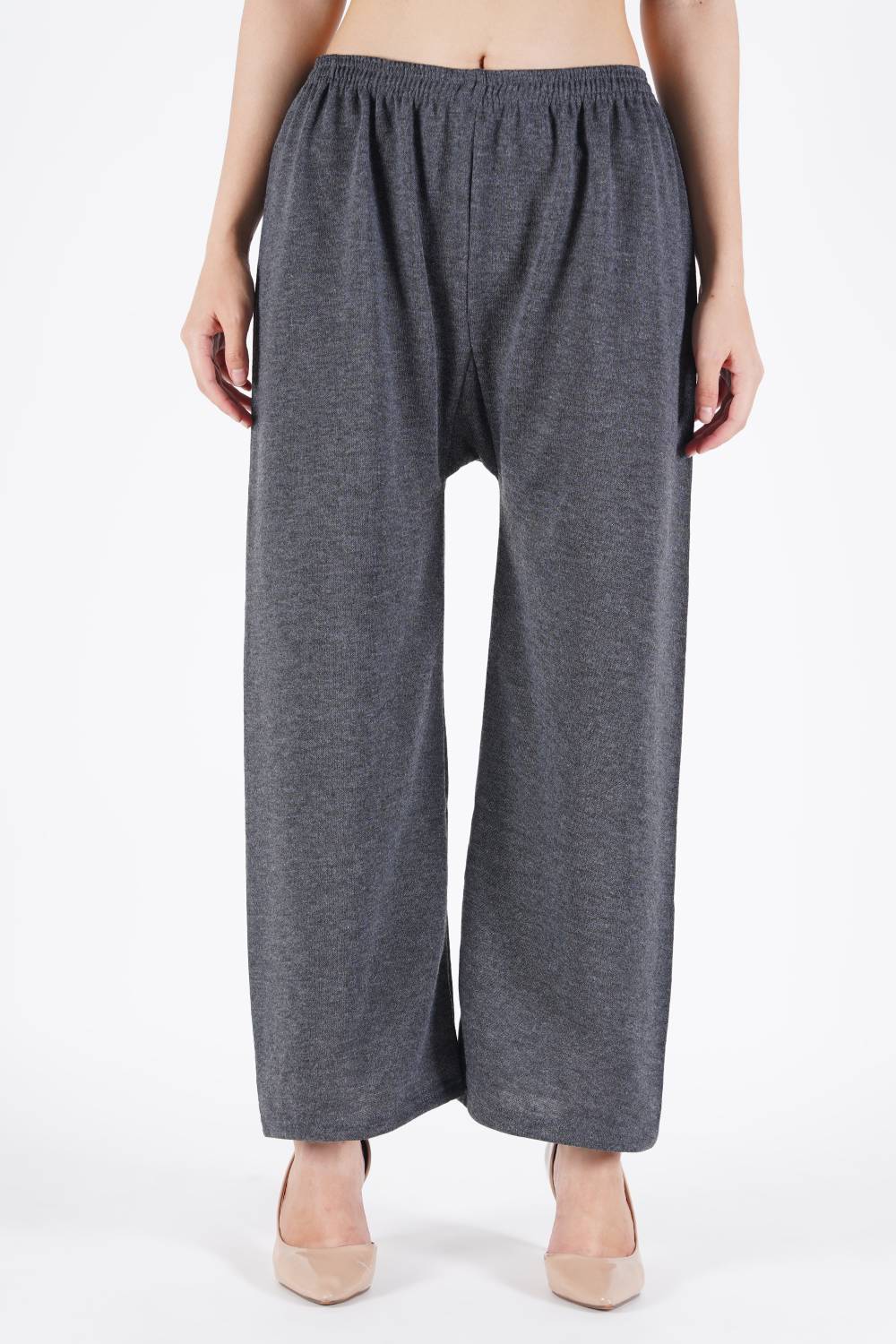 Al-Hudooms Loose Fit Women Grey Trousers