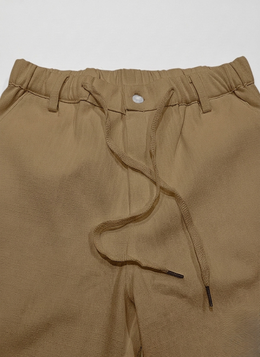 Image of INDICLUB Relaxed Men Khaki Trousers