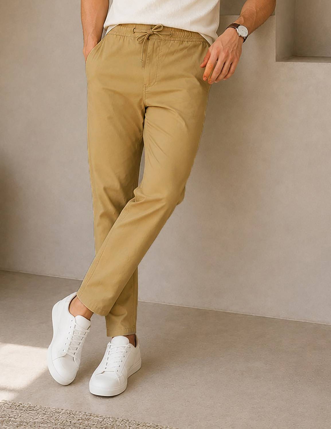 FUBAR Slim Fit Men Brown Trousers - Image 4