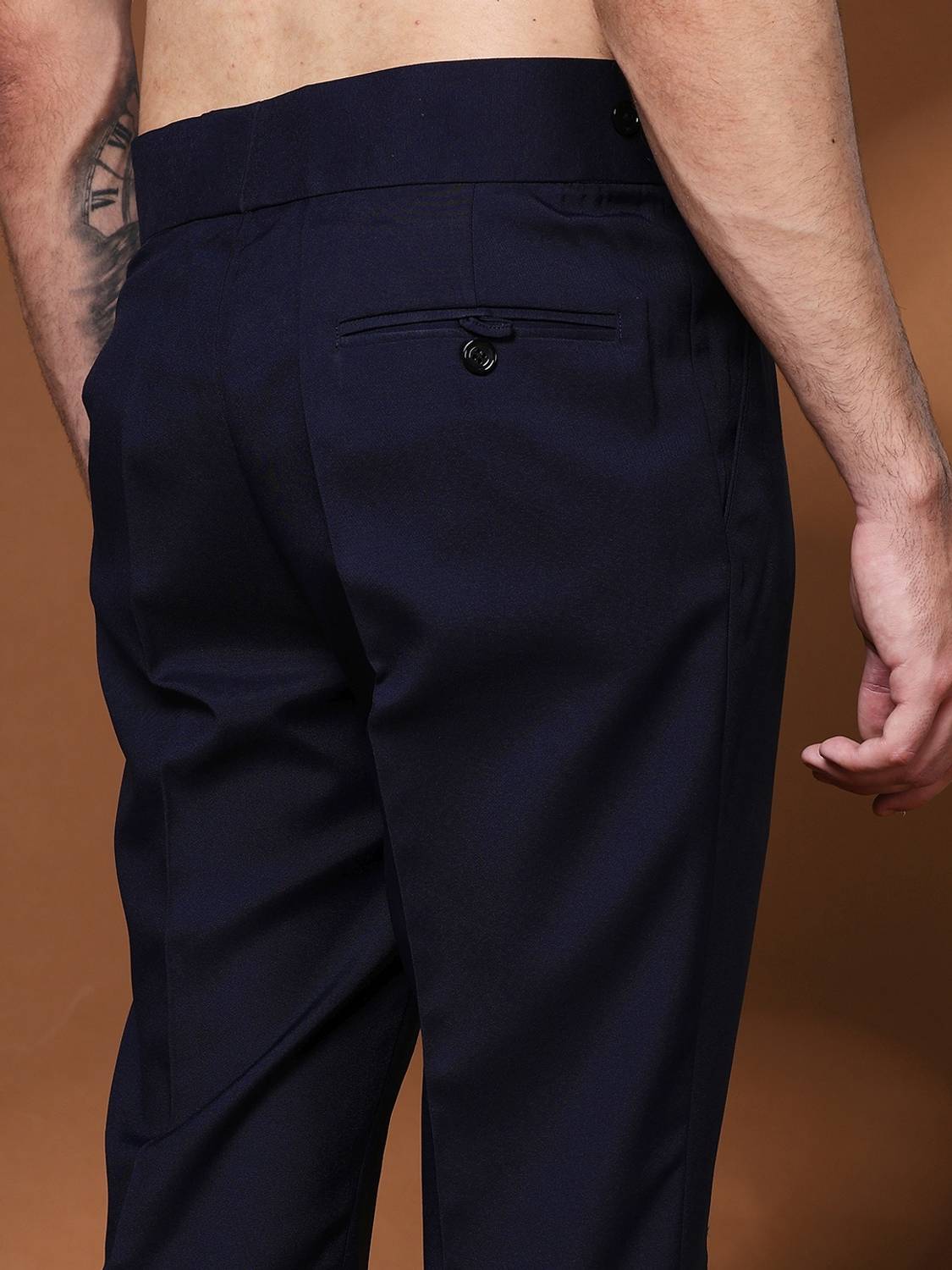 VIVA Flared Men Blue Trousers - Image 4
