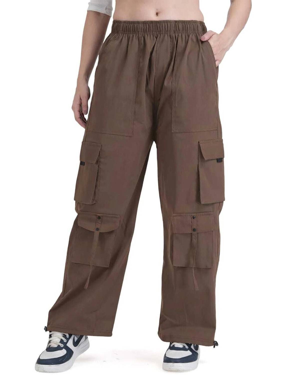 Brave Loose Fit Women Brown Trousers