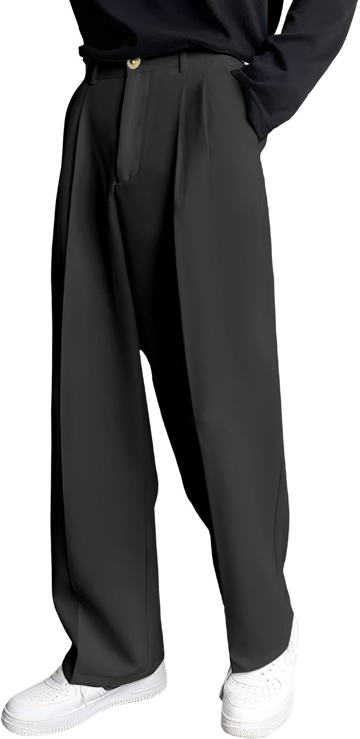 Image of FTX Loose Fit Men Grey Trousers