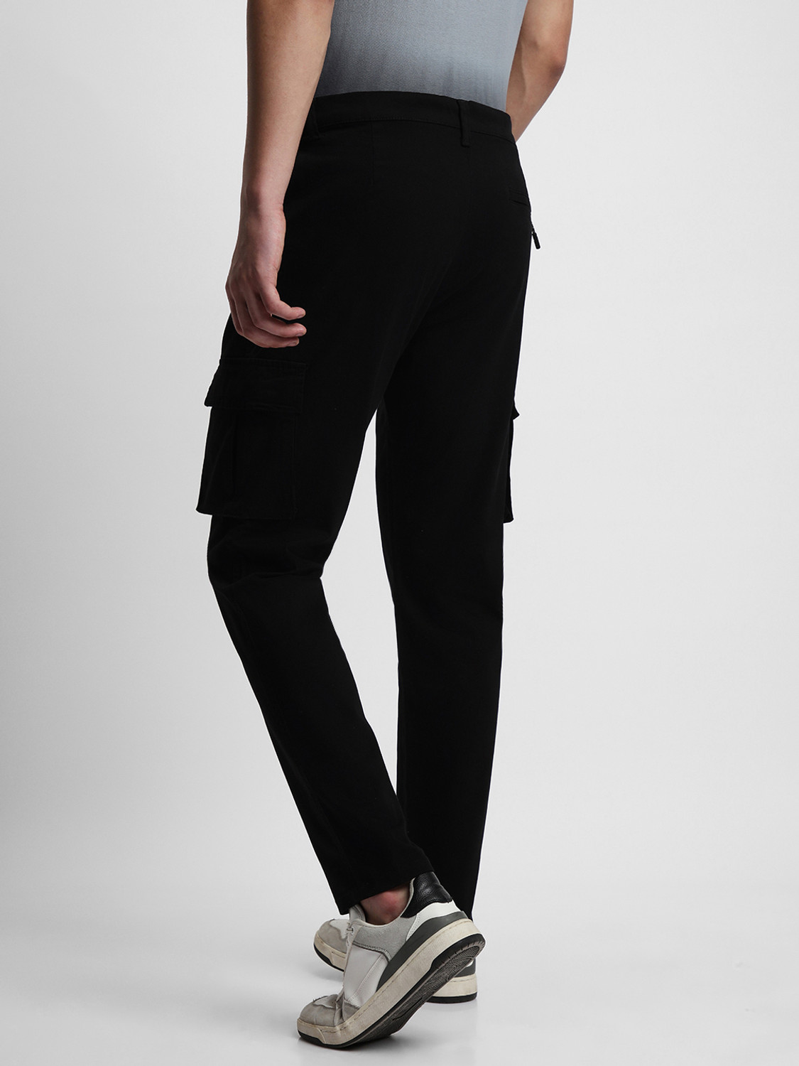 Image of Dennis Lingo Slim Fit Men Black Trousers