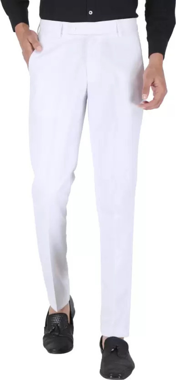 Image of The DS Tapered Men White Trousers