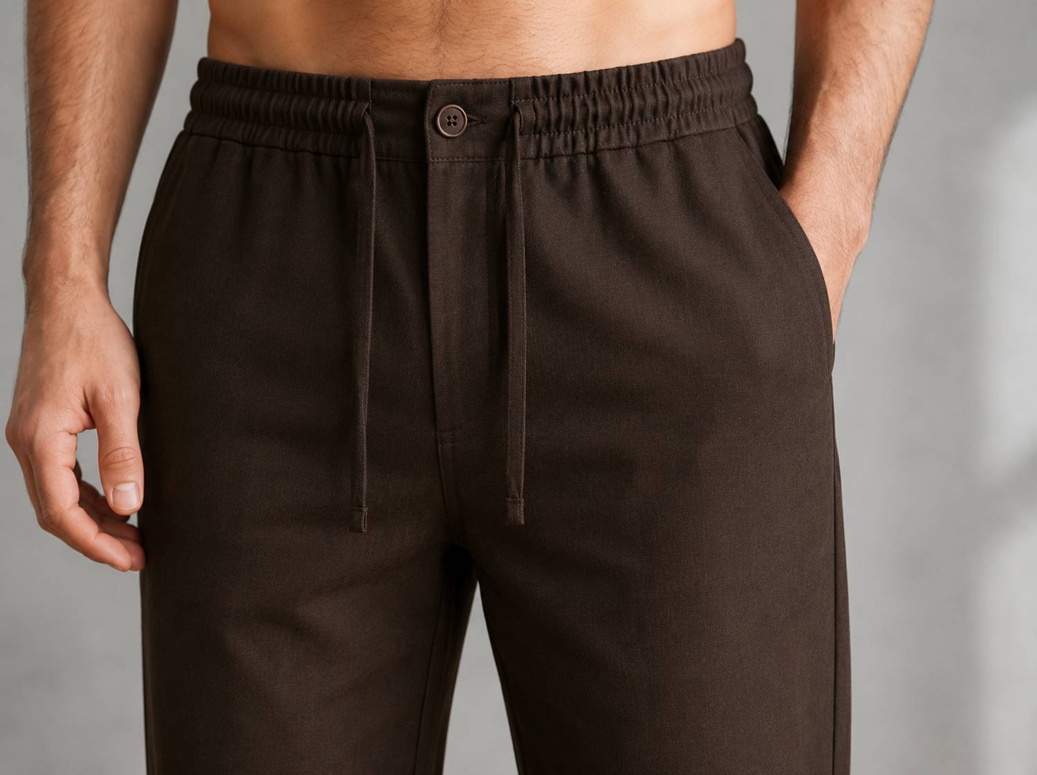 METRONAUT Relaxed Men Brown Trousers - Image 4