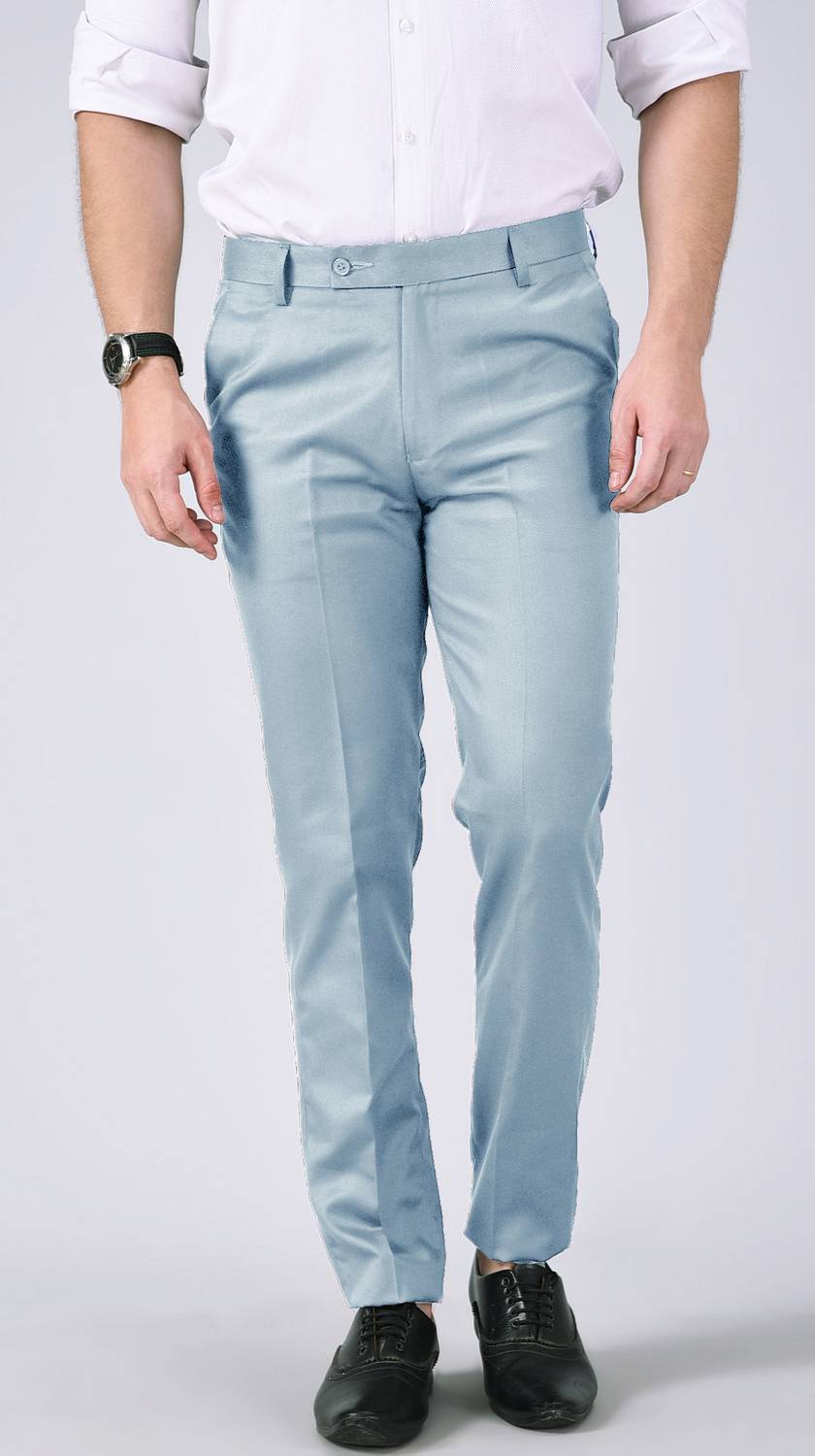 AD & AV Regular Fit Men Grey Trousers
