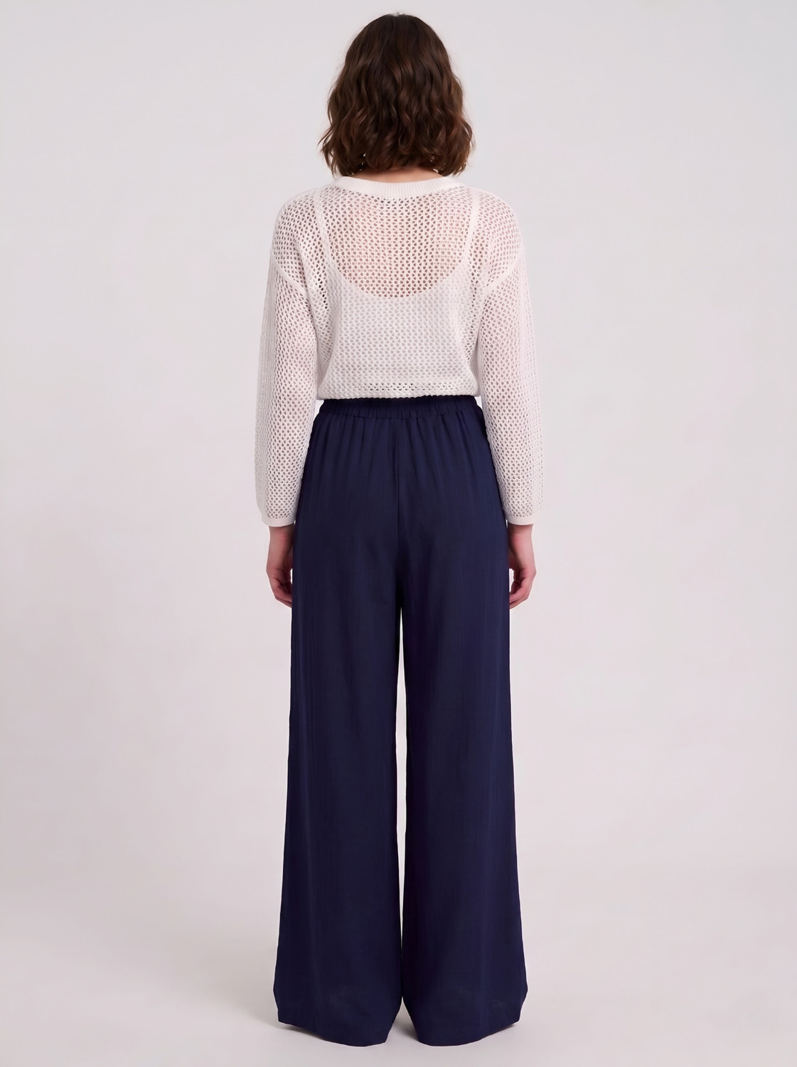 Image of NEXSUS APPARELS Loose Fit Women Blue Trousers