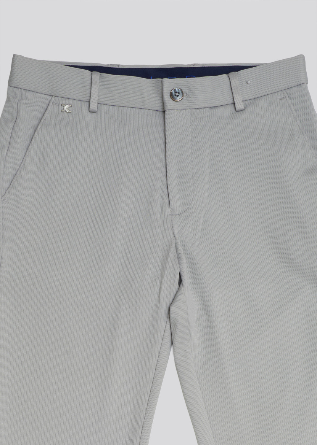 Image of KILLER Men Slim Fit Grey Lycra Blend Trousers