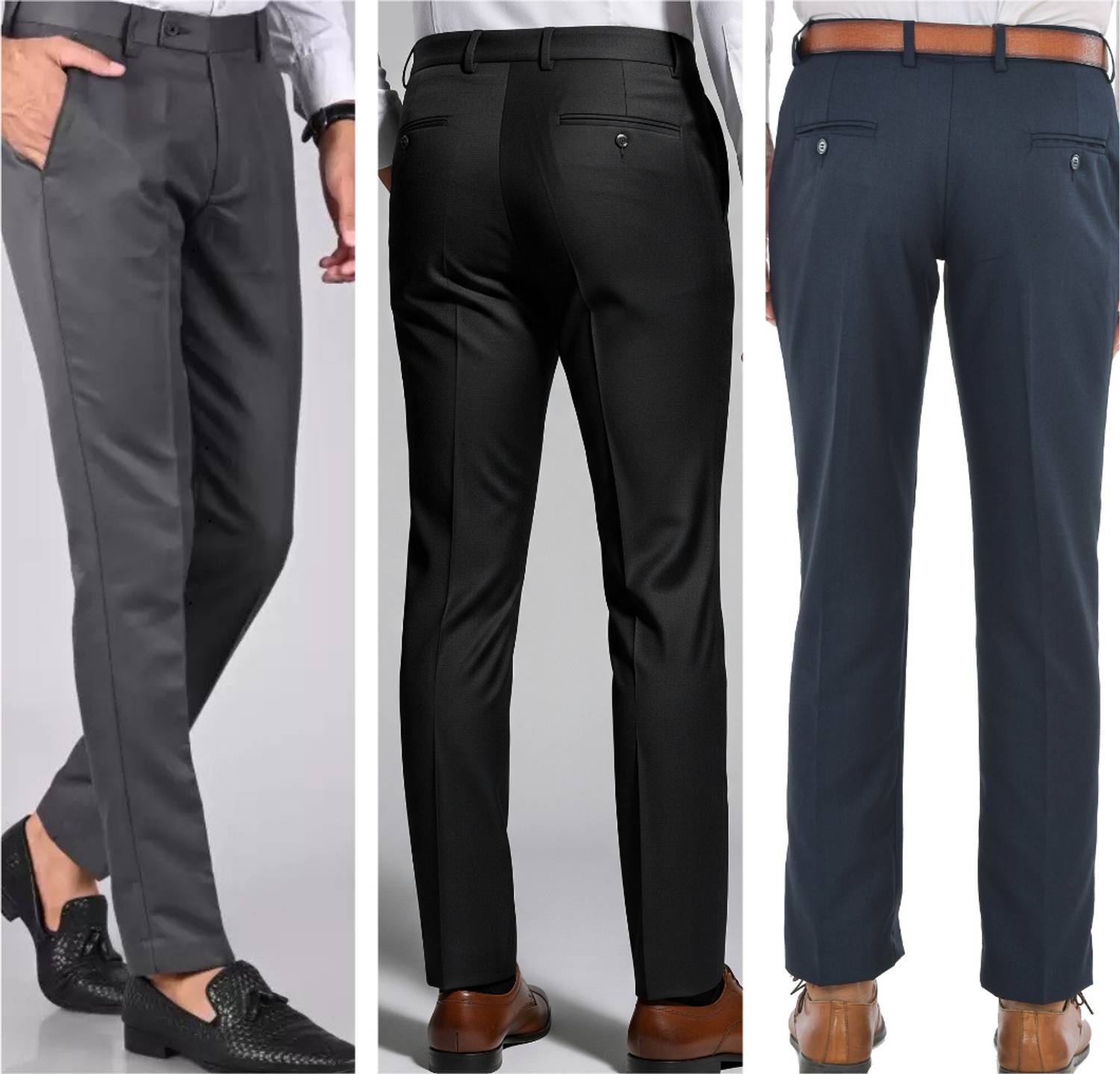Macberrys Multicolor Men Trousers Pack of 3 - Image 2
