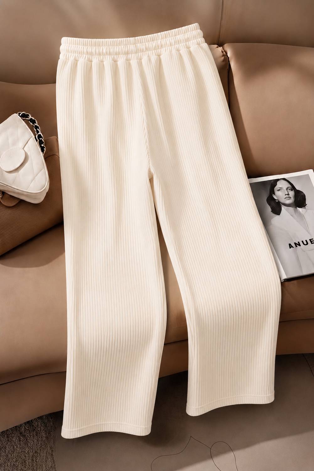 METRONAUT Relaxed Men White Trousers - Image 3