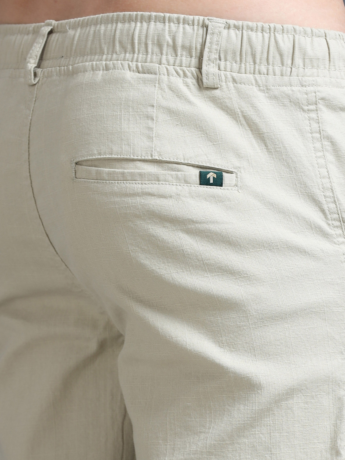Image of Trumode Relaxed Men Cream Trousers