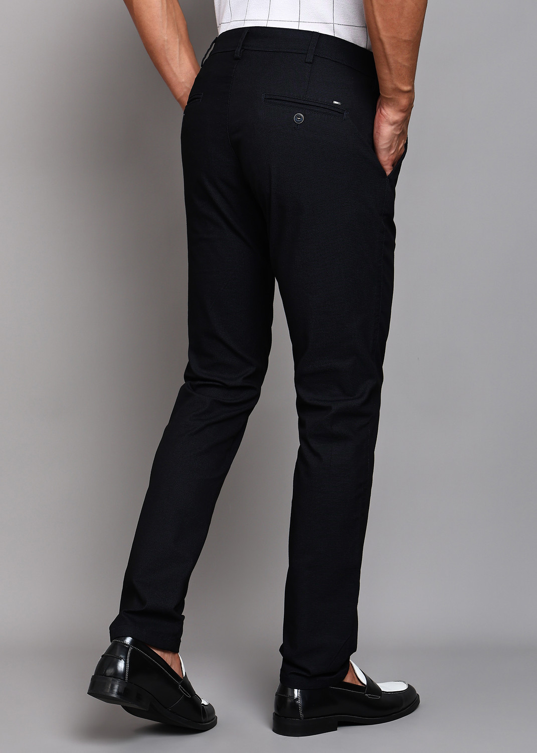 Image of KILLER Slim Fit Men Dark Blue Trousers