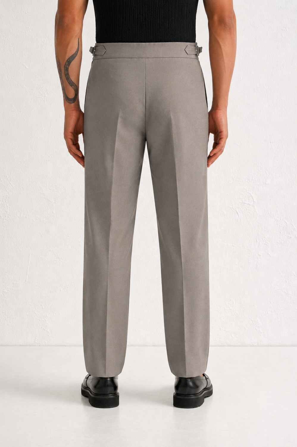 Image of mtwn Regular Fit Men Grey Trousers