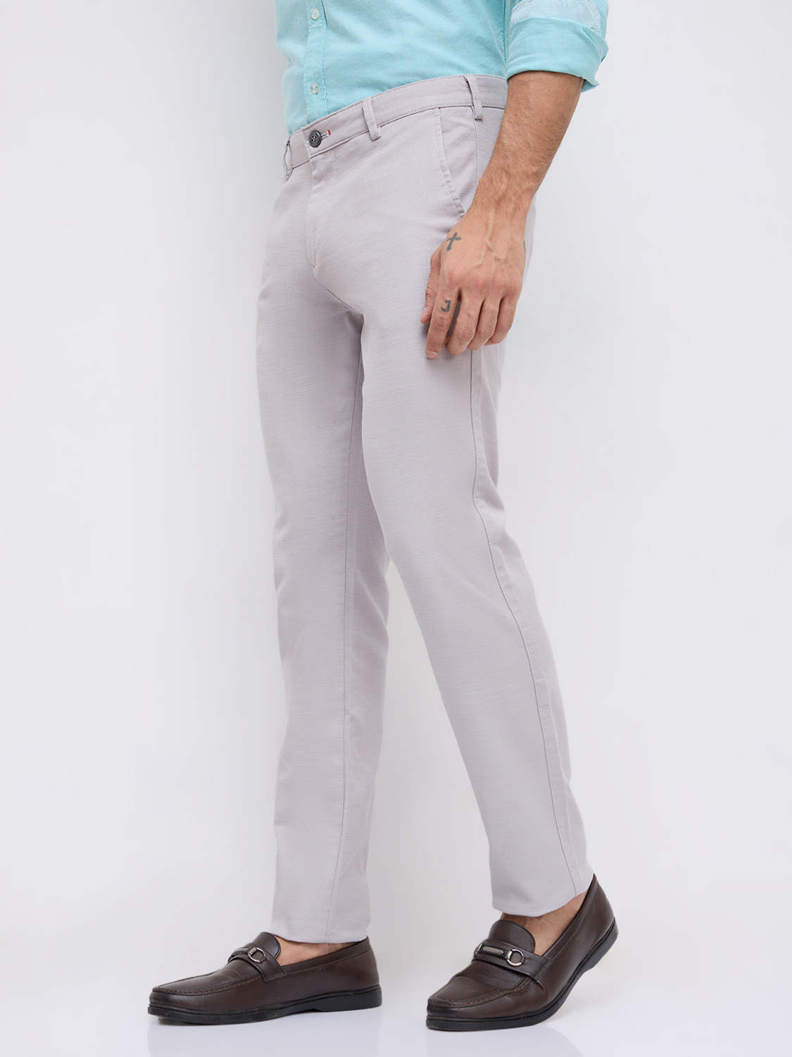 Image of KILLER Slim Fit Men Light Blue Trousers