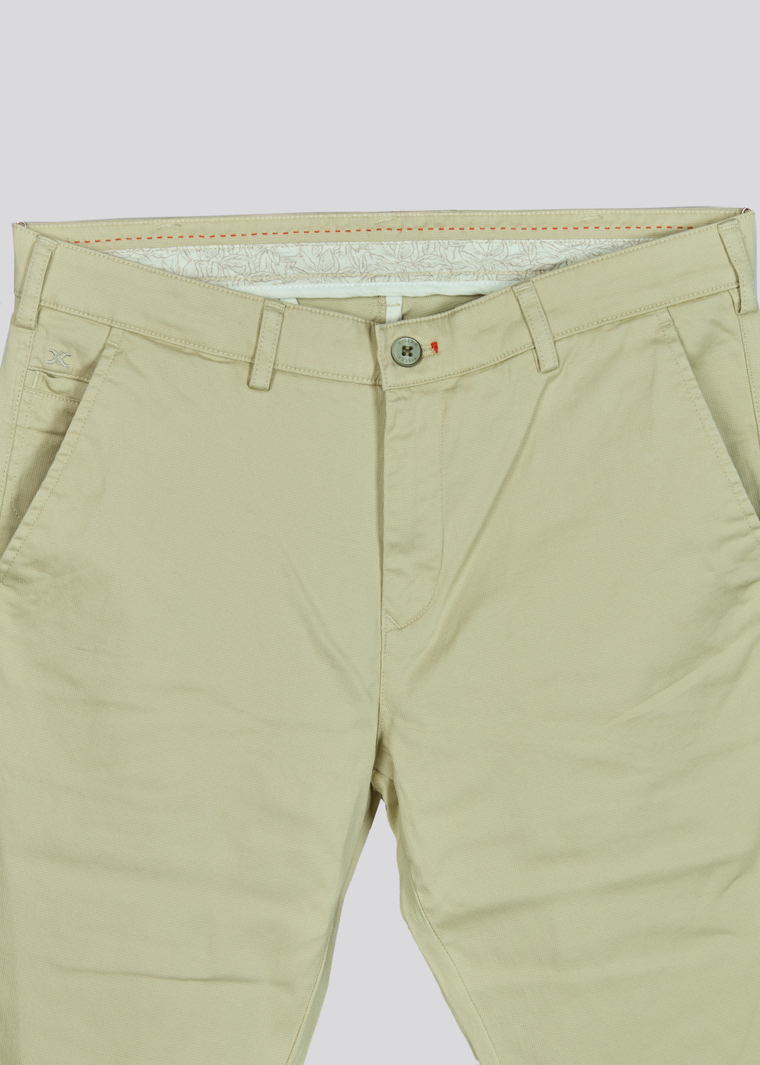 Image of KILLER Men Slim Fit Green Cotton Blend Trousers
