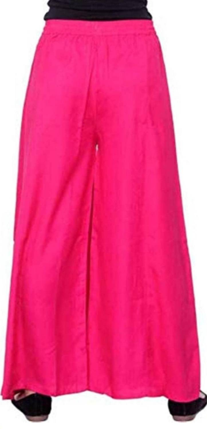 Ronics Regular Fit Women Pink Trousers