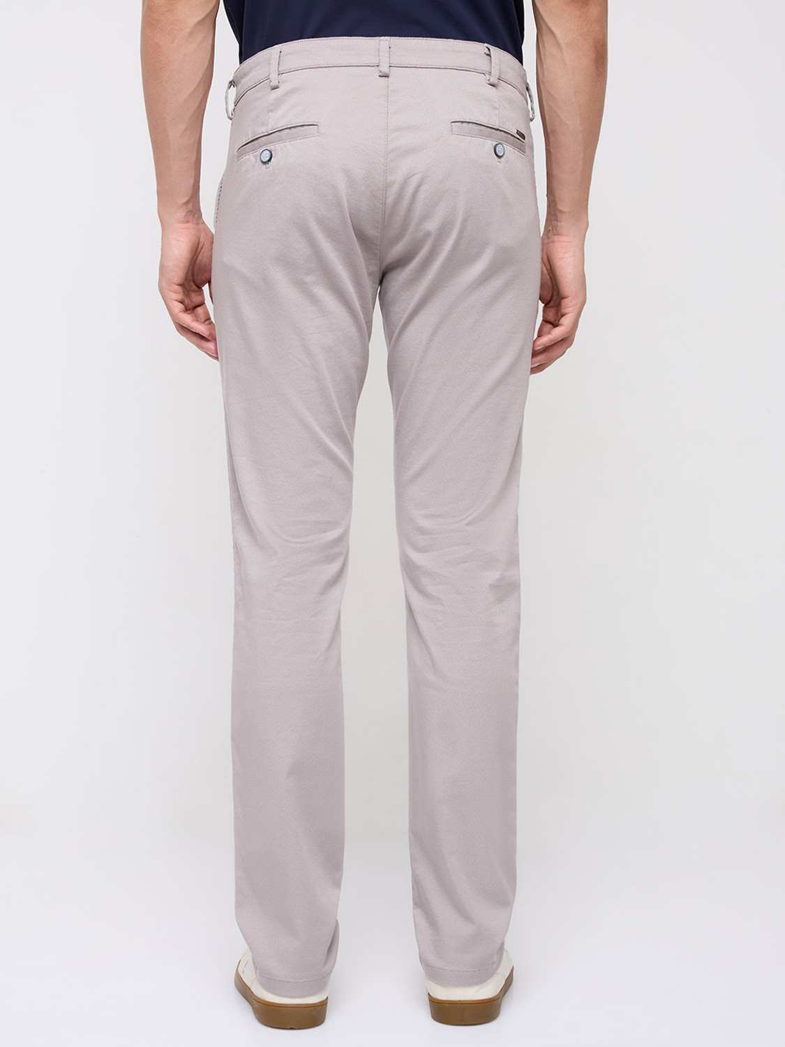 Image of KILLER Slim Fit Men Grey Trousers