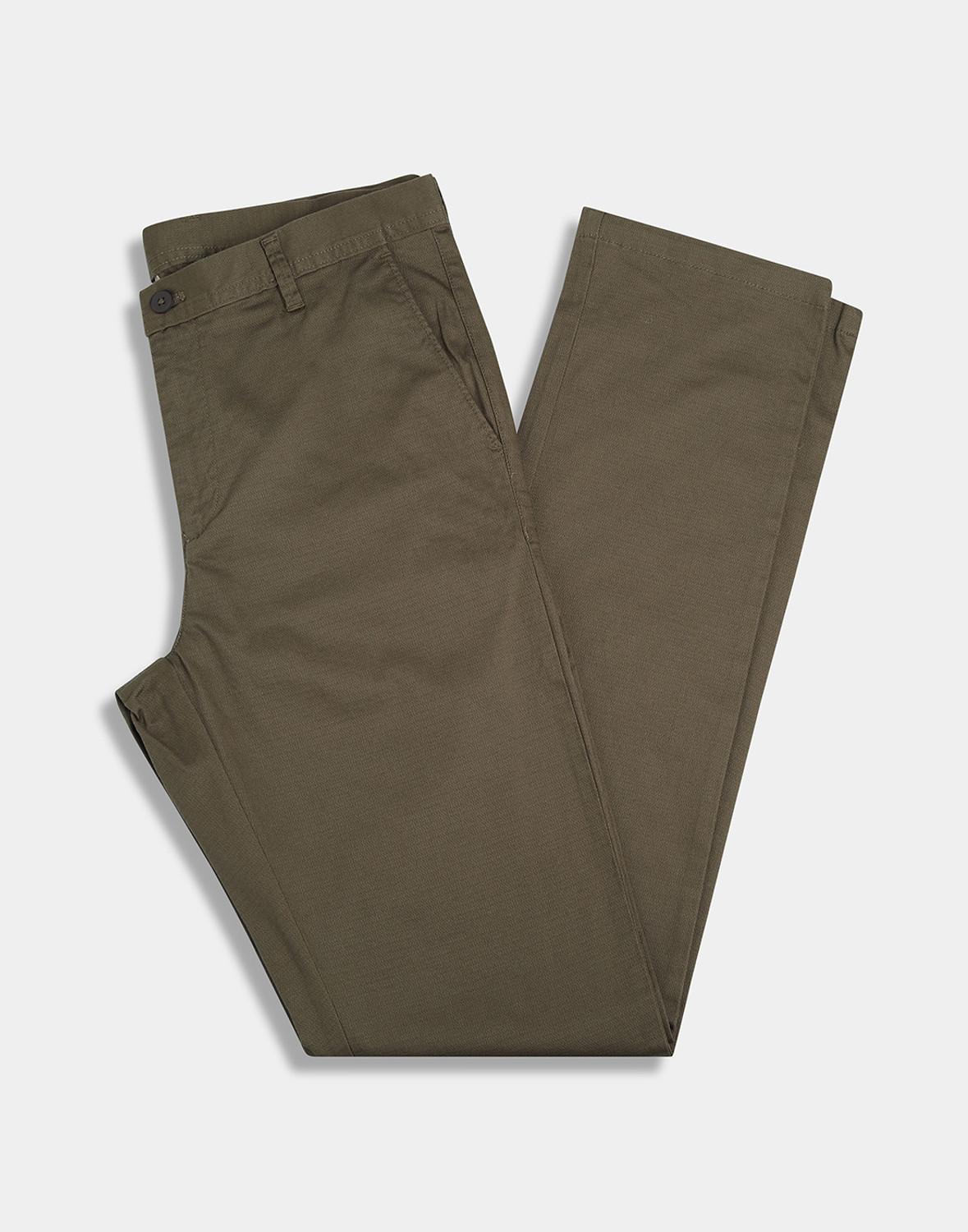 Image of Blackberrys Slim Fit Men Khaki Trousers