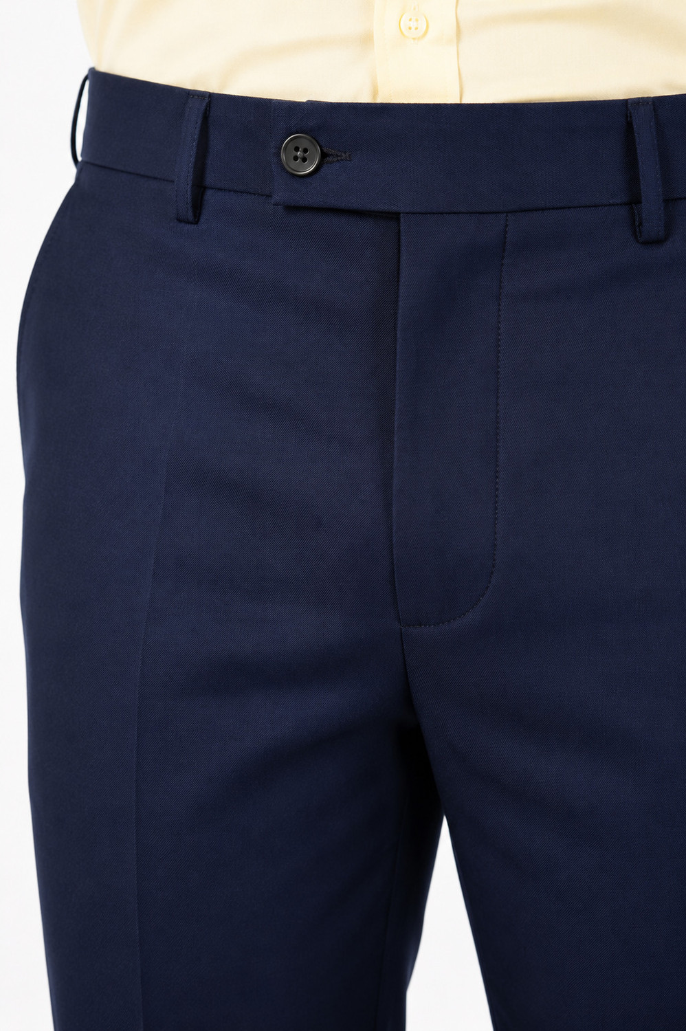 Image of The DS Regular Fit Men Dark Blue Trousers