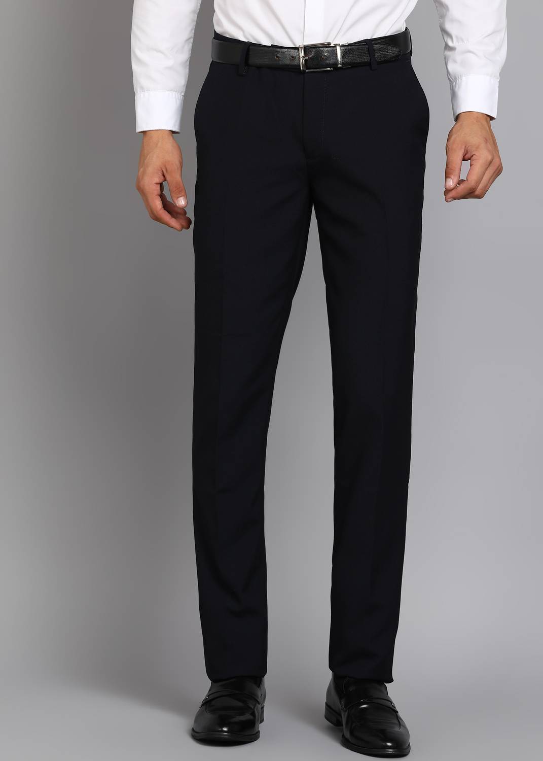 ARROW Regular Fit Men Black Trousers