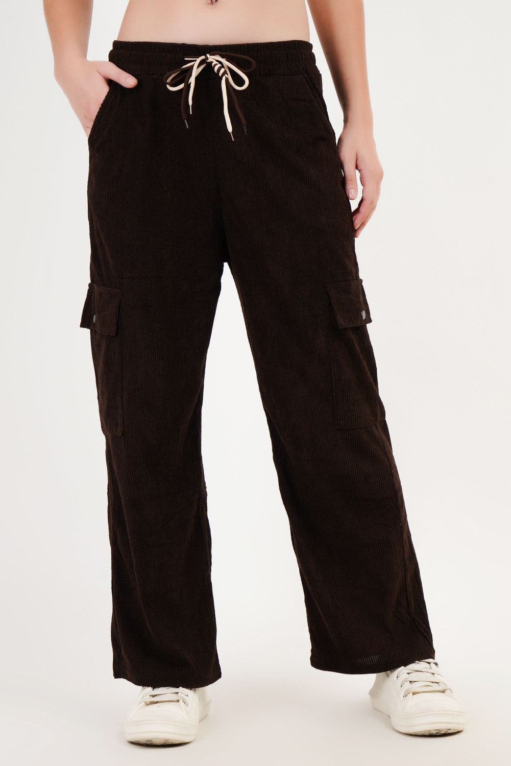 Image of ALIZATRADERS Regular Fit Women Brown Trousers