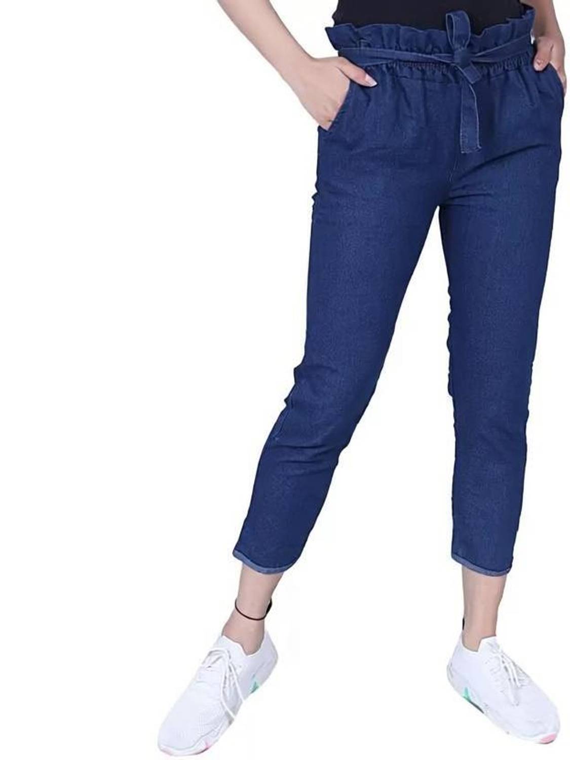 ATLY Relaxed Girls Blue Trousers
