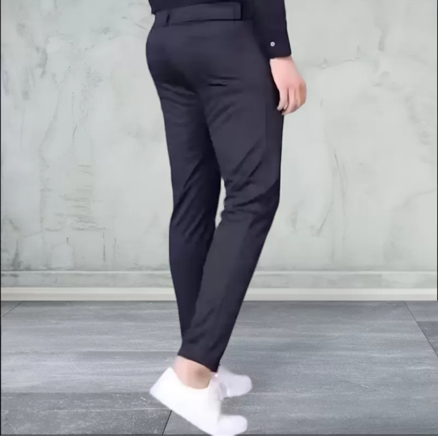 Image of Jaishreekedar Regular Fit Men Black Trousers