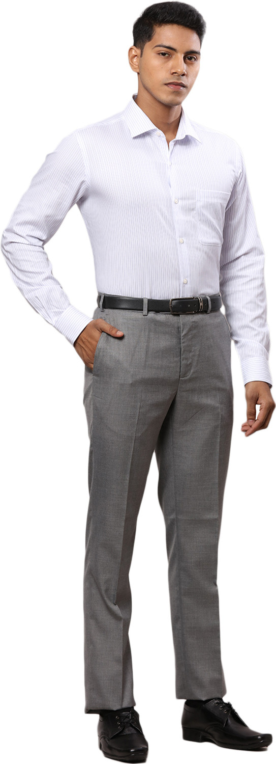 Image of Raymond Men Grey Trousers