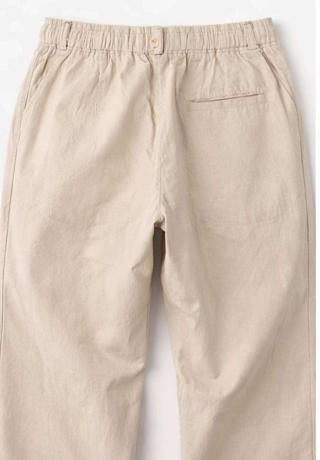 RelaxFit Loose Fit Men Beige Trousers - Image 2