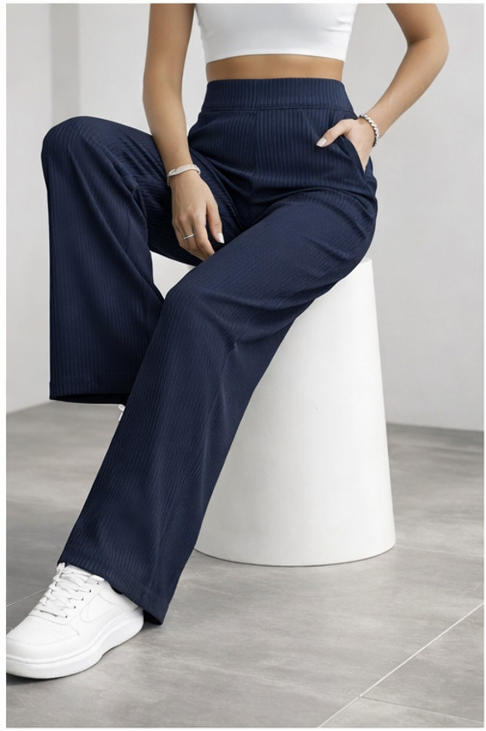Image of METRONAUT Relaxed Women Multicolor Trousers