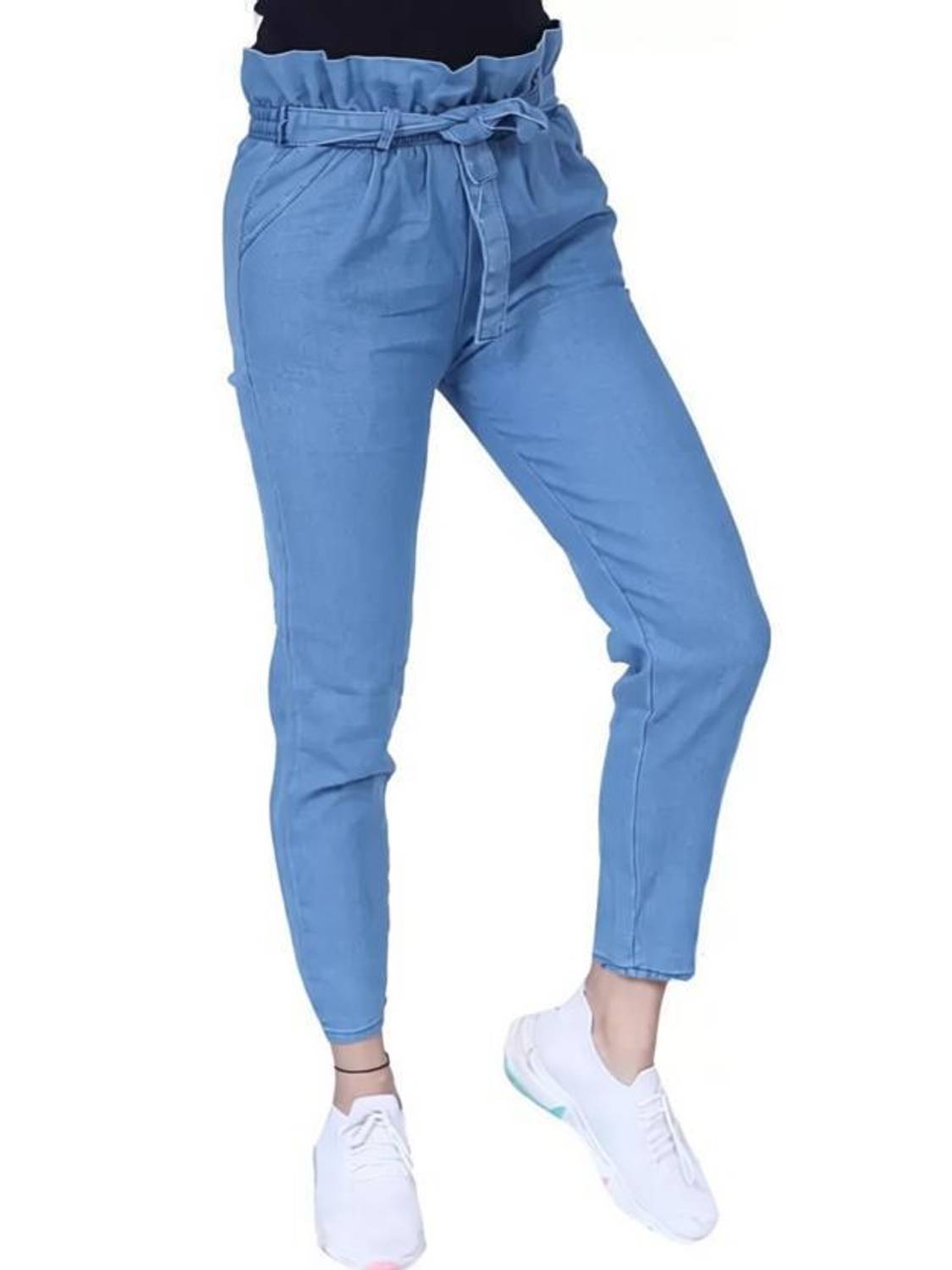 ATLY Relaxed Girls Blue Trousers