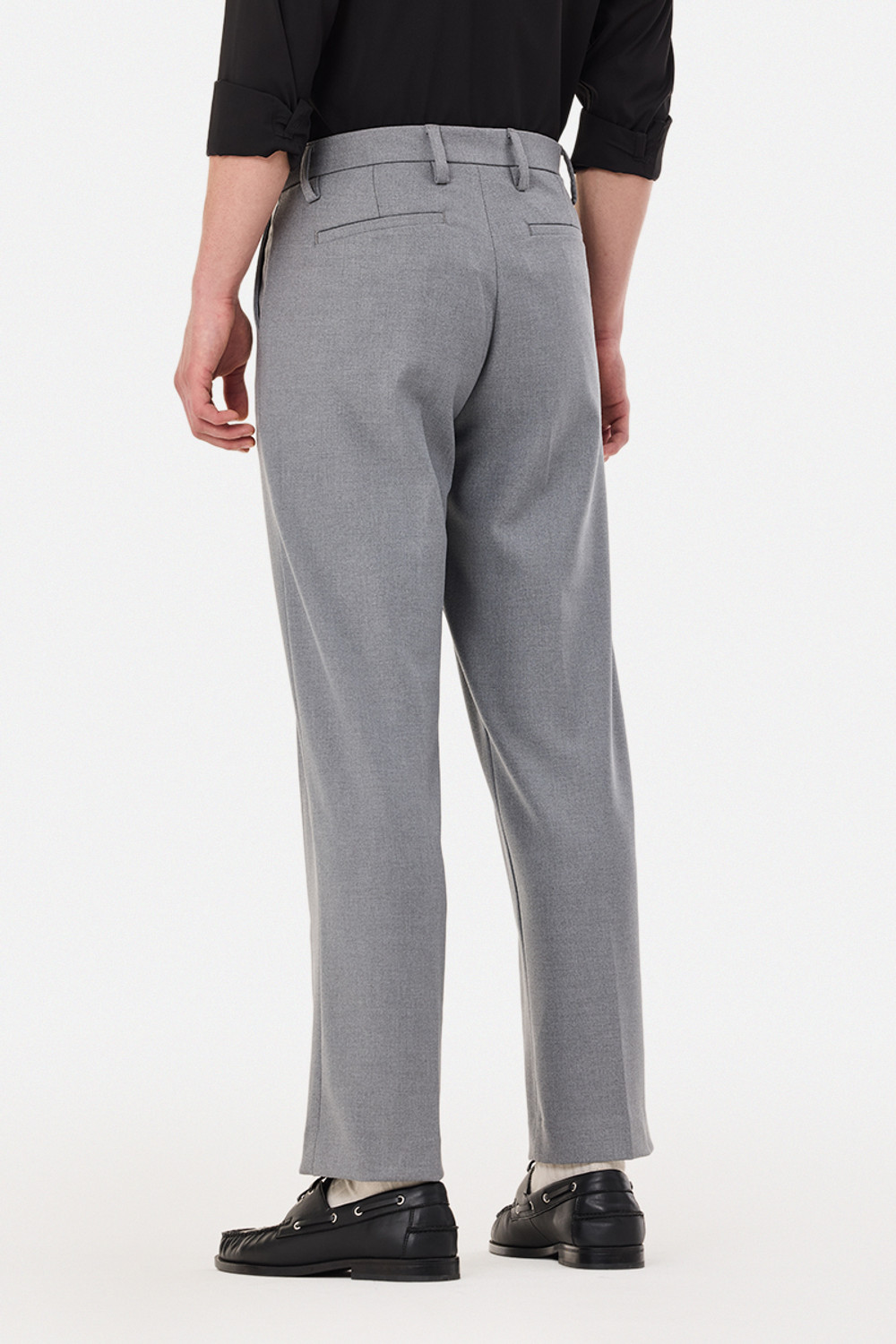 Image of Snitch Relaxed Men Grey Trousers