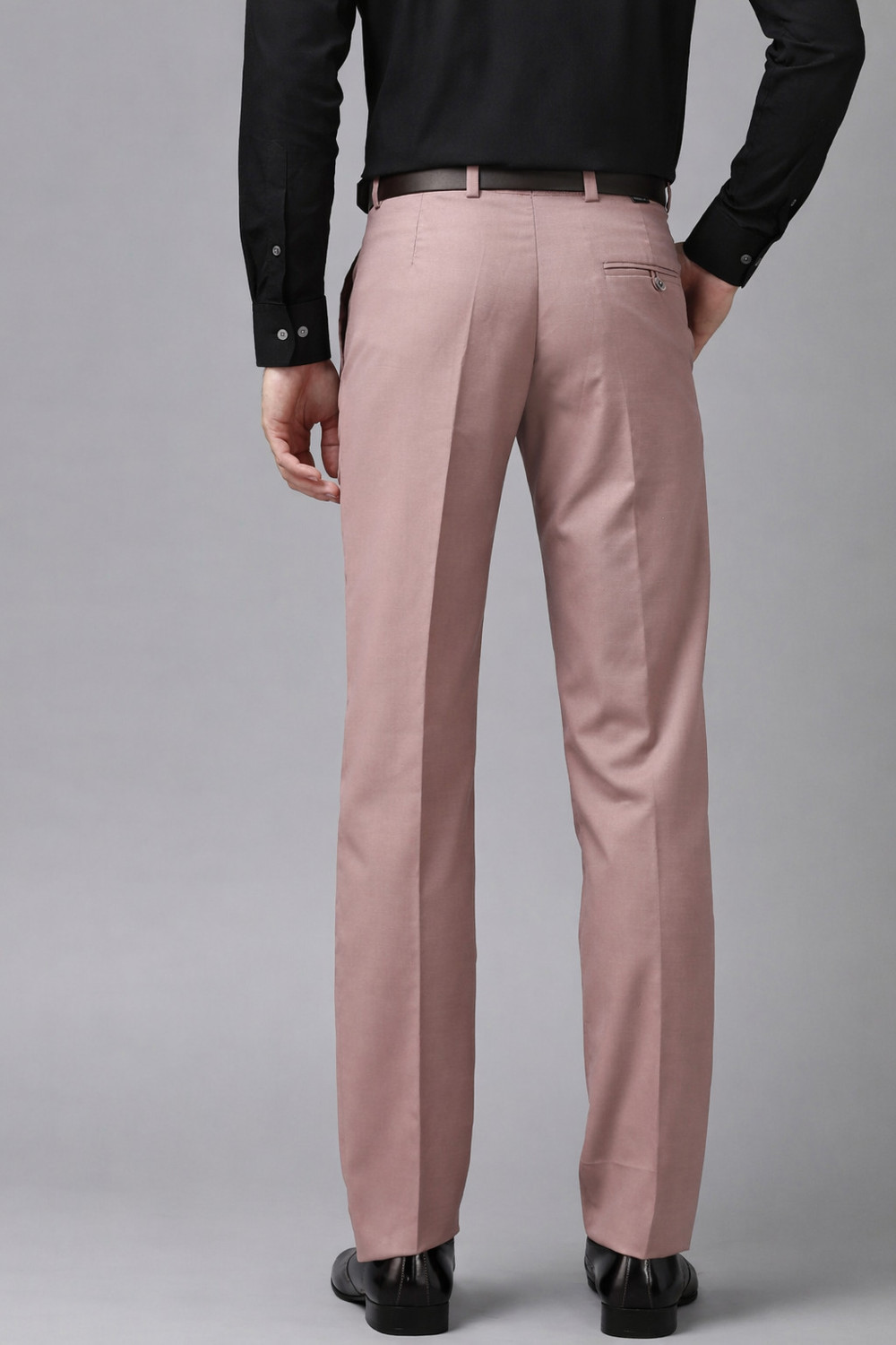 Image of PROVOGUE Slim Fit Men Pink Trousers