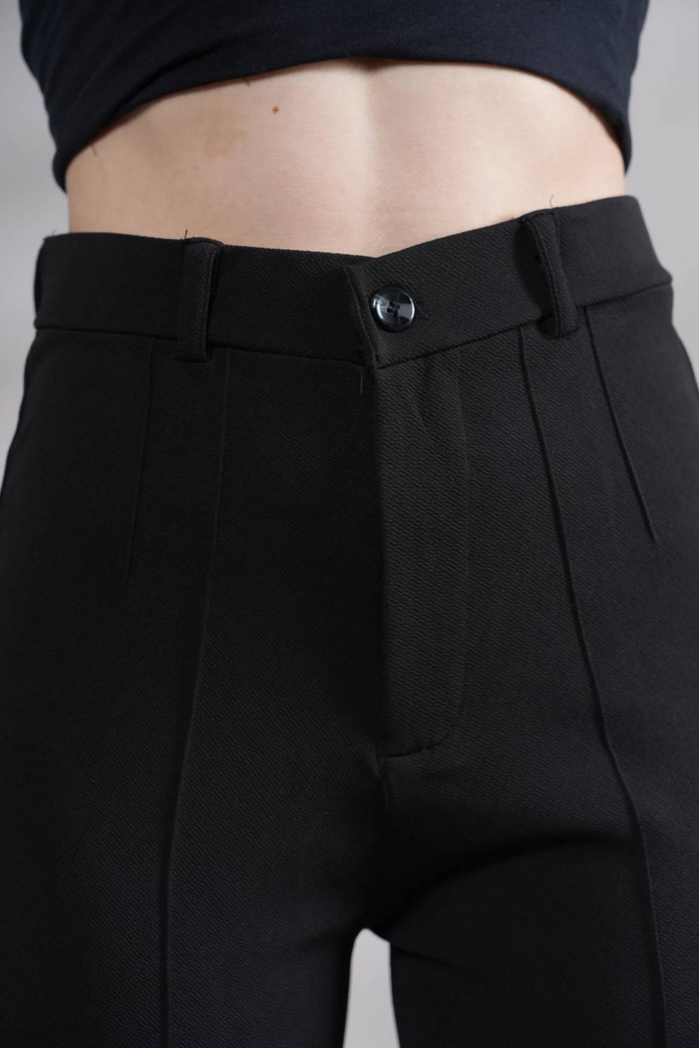 NEYSA Regular Fit Black Trousers for Women - Image 4
