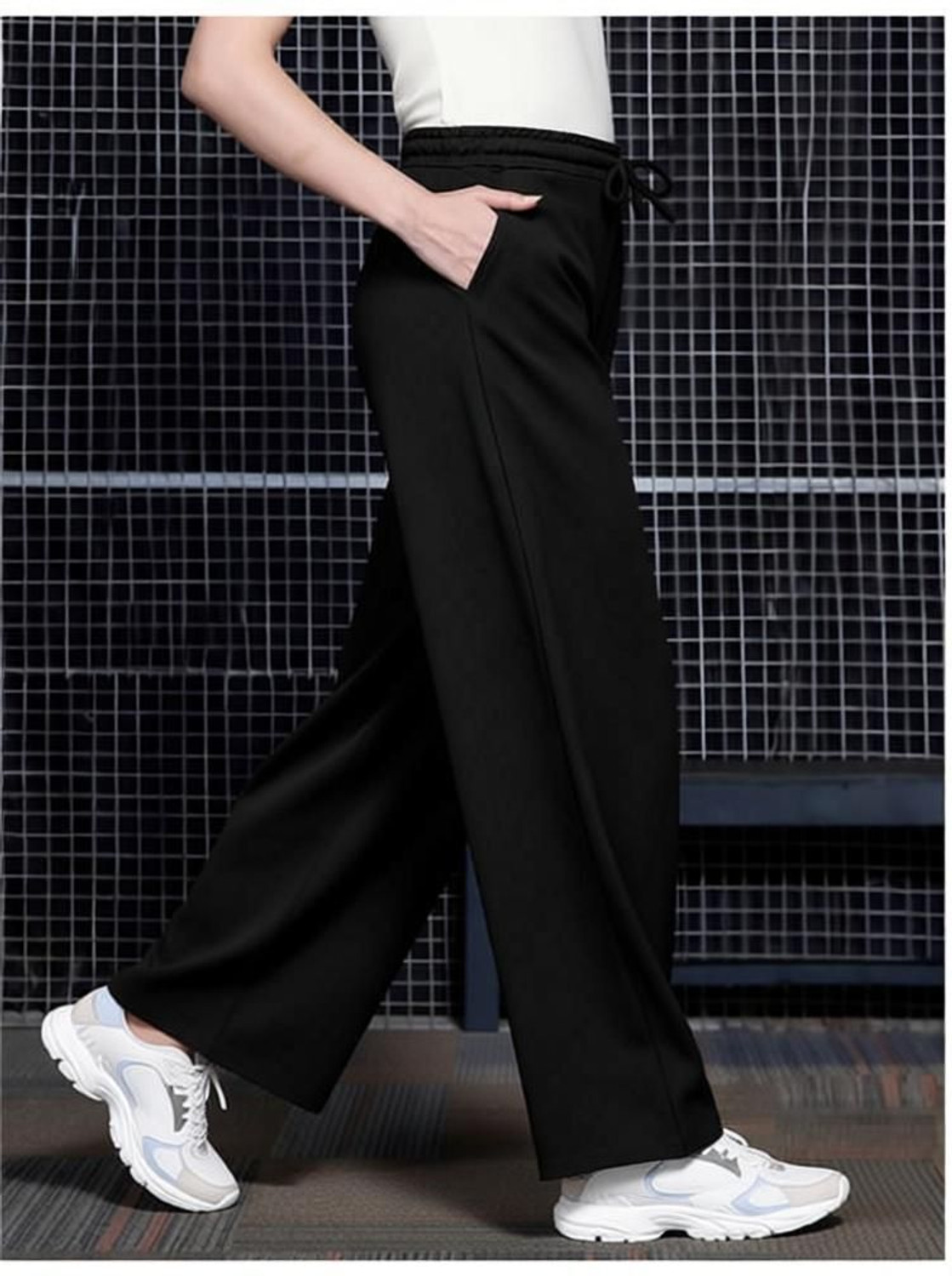 Image of SKD TRENDZ Regular Fit Women Black Trousers