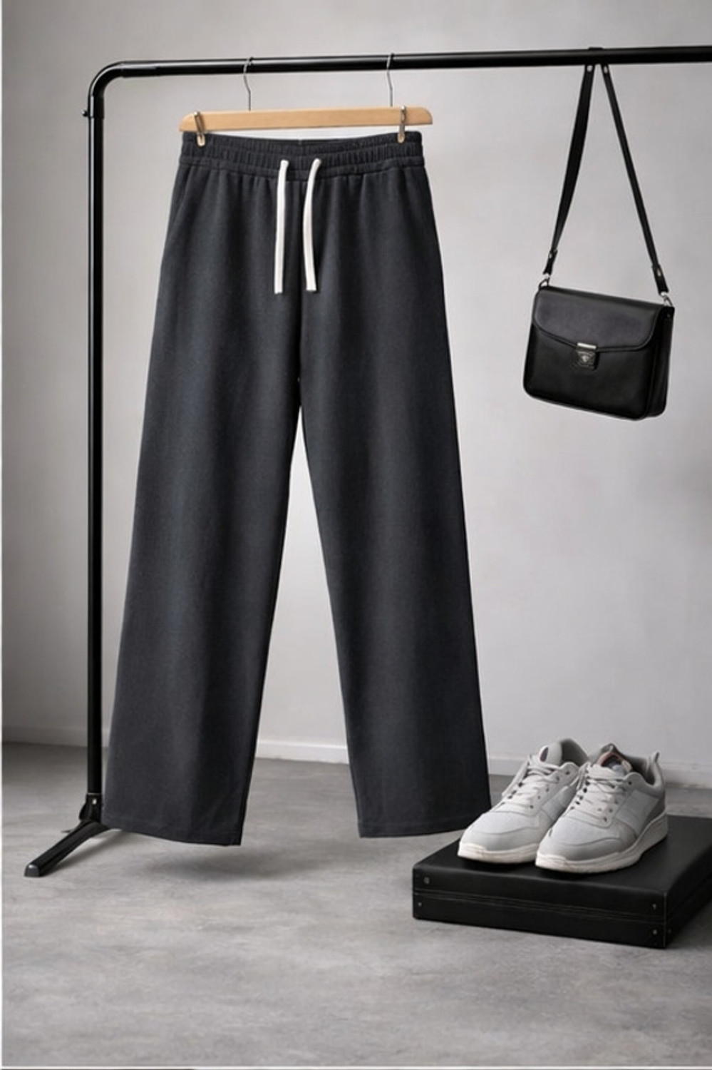 Image of FABFLEE Self Design Men Multicolor Track Pants