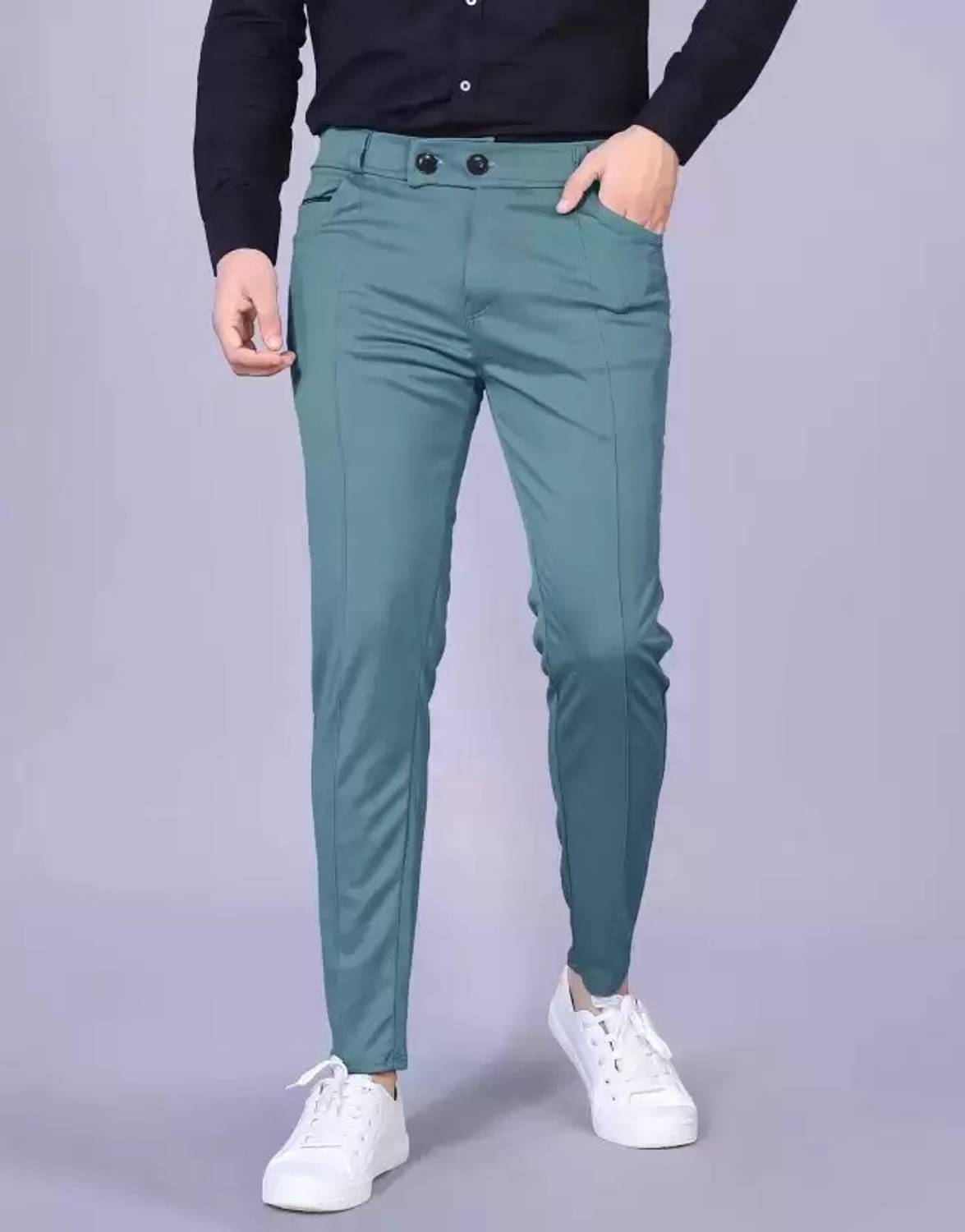 RATHORSONS Men Black Trousers Pack of 3 - Image 4