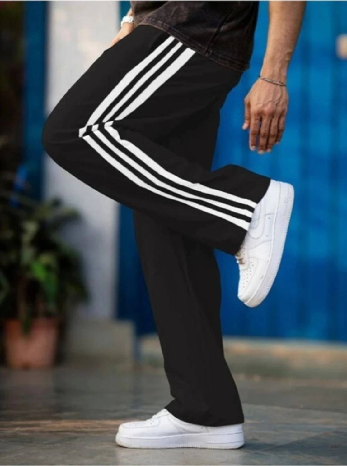burianberry Straight Fit Black Trousers - Image 3