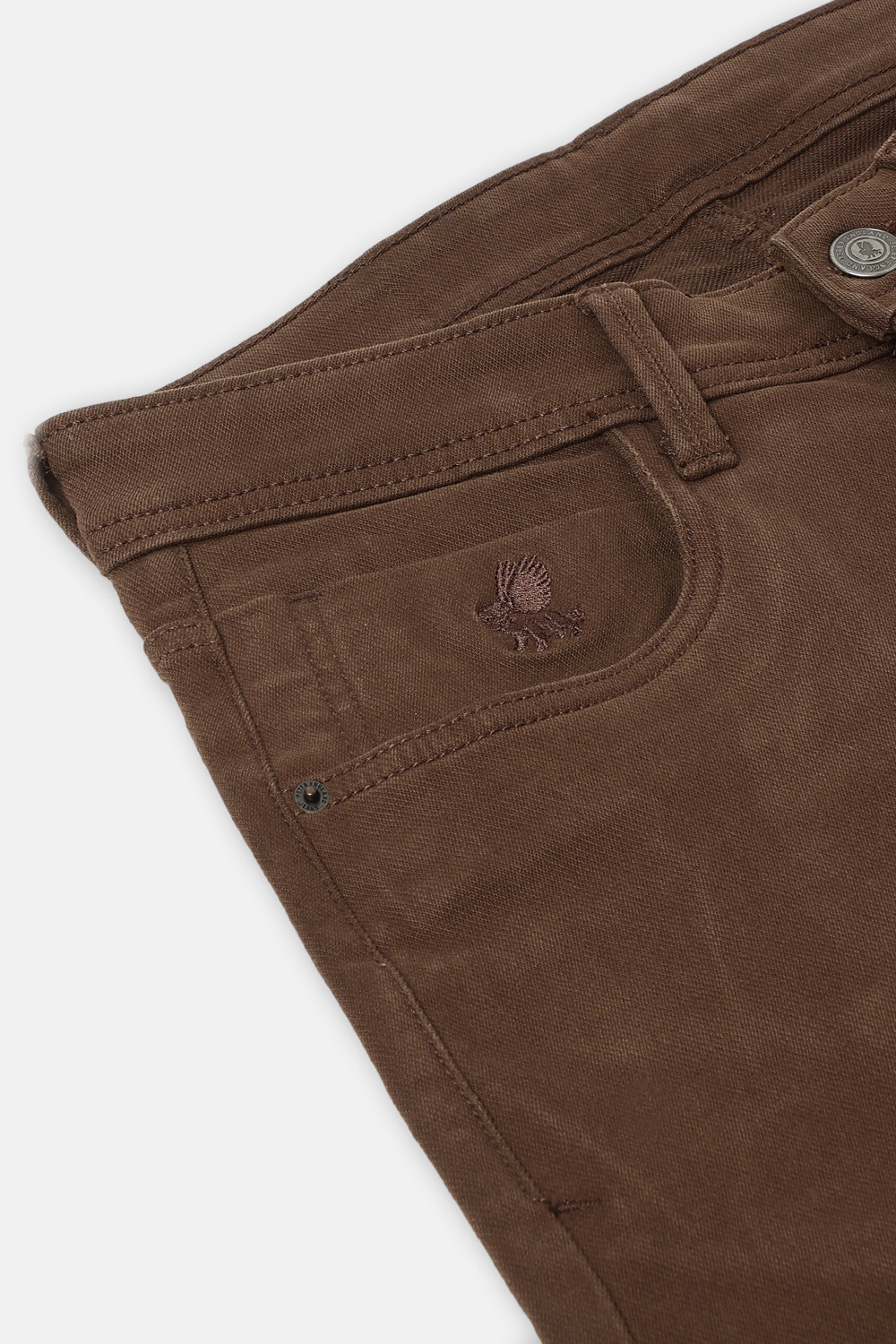 Image of PETER ENGLAND Regular Men Brown Jeans