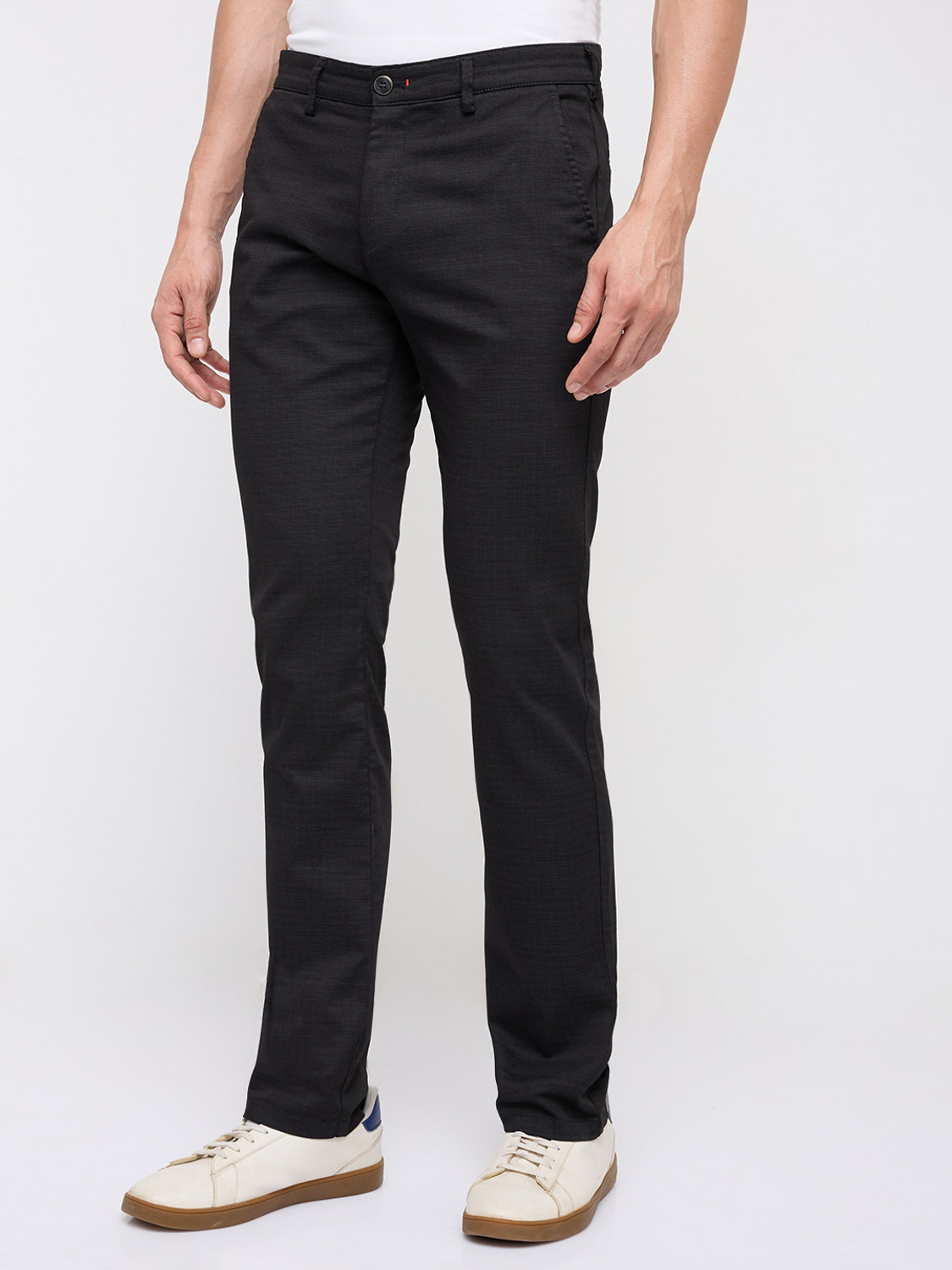 Image of KILLER Slim Fit Men Black Trousers
