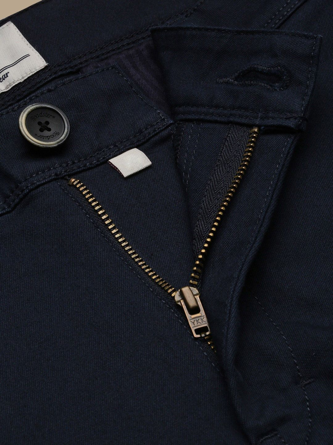 Image of Roadster Regular Fit Men Blue Trousers
