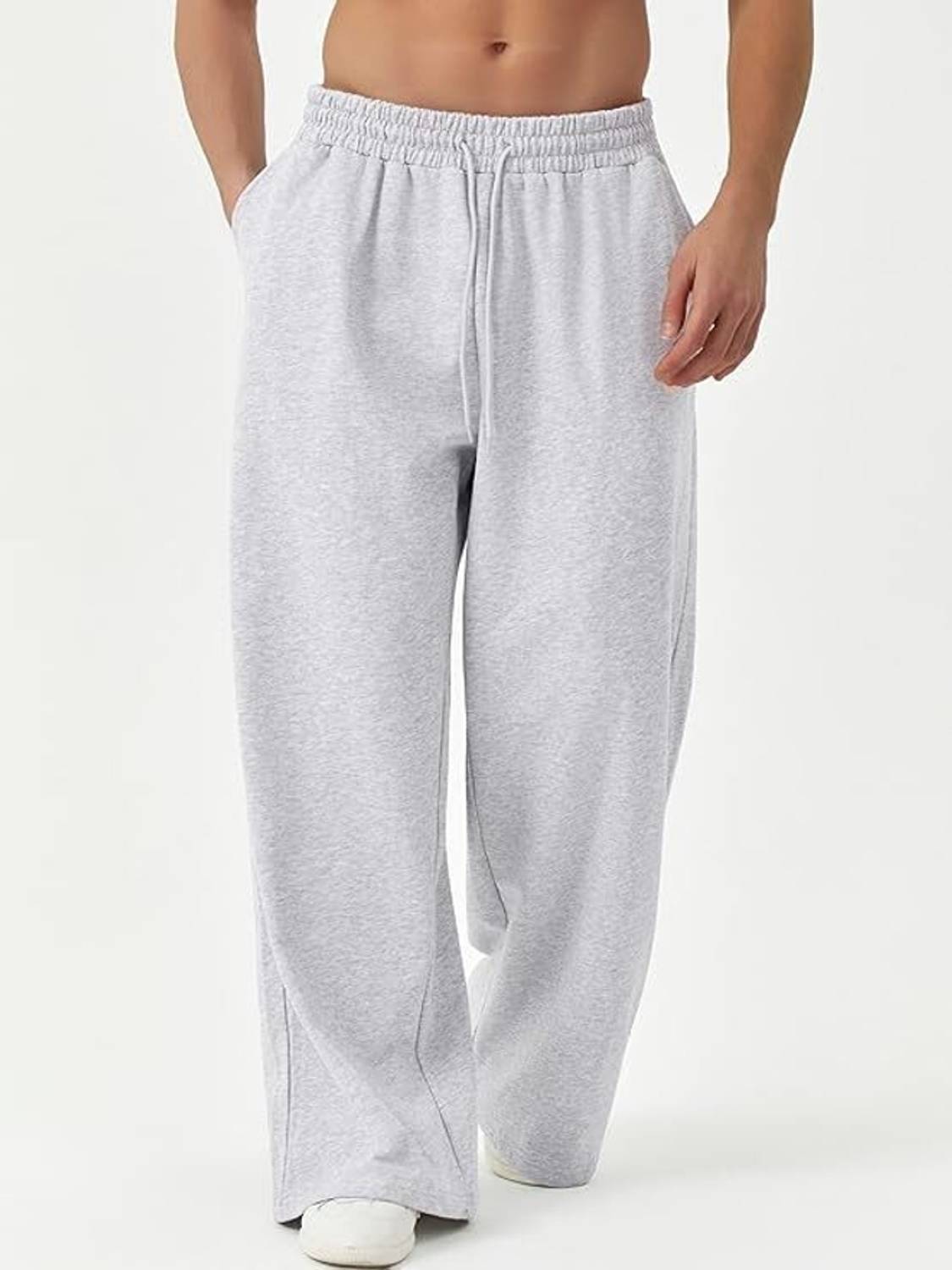 MYO Loose Fit Men Grey Trousers Pack of 2 - Image 5