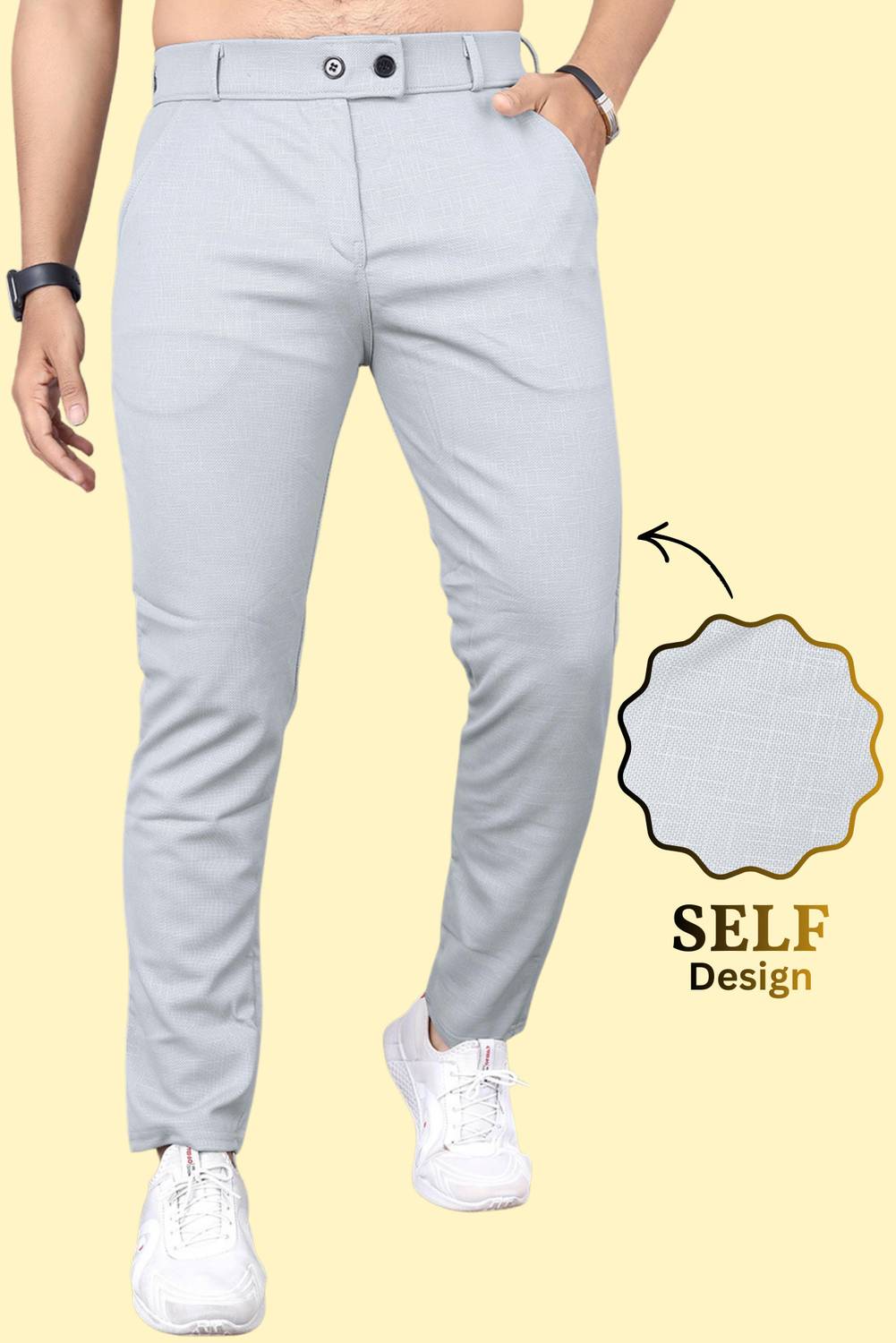 FABAURA Slim Fit Men Grey Trousers - Buy FABAURA Slim Fit Men Grey Trousers  Online at Best Prices in India | Flipkart.com