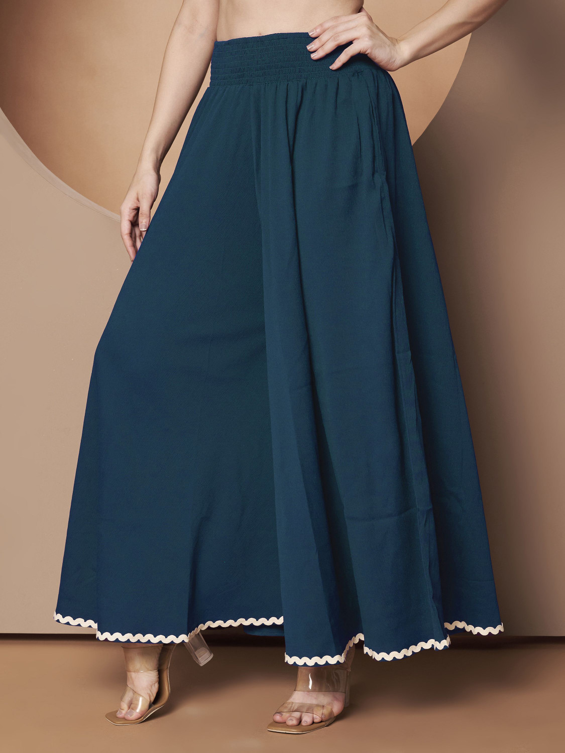 Image of ZWERLON Relaxed Women Green Trousers