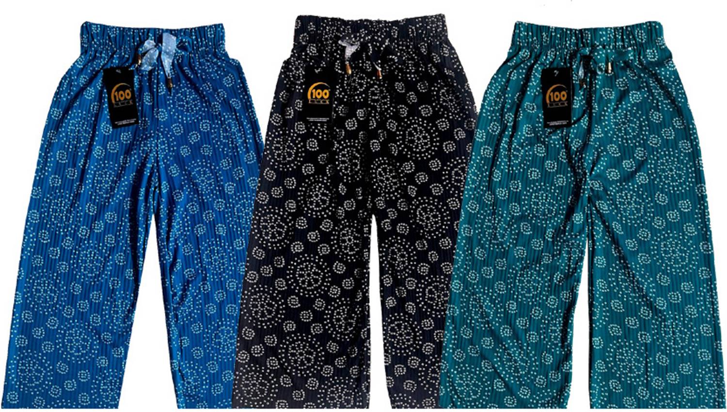 100LUCK Loose Fit Girls Multicolor Trousers