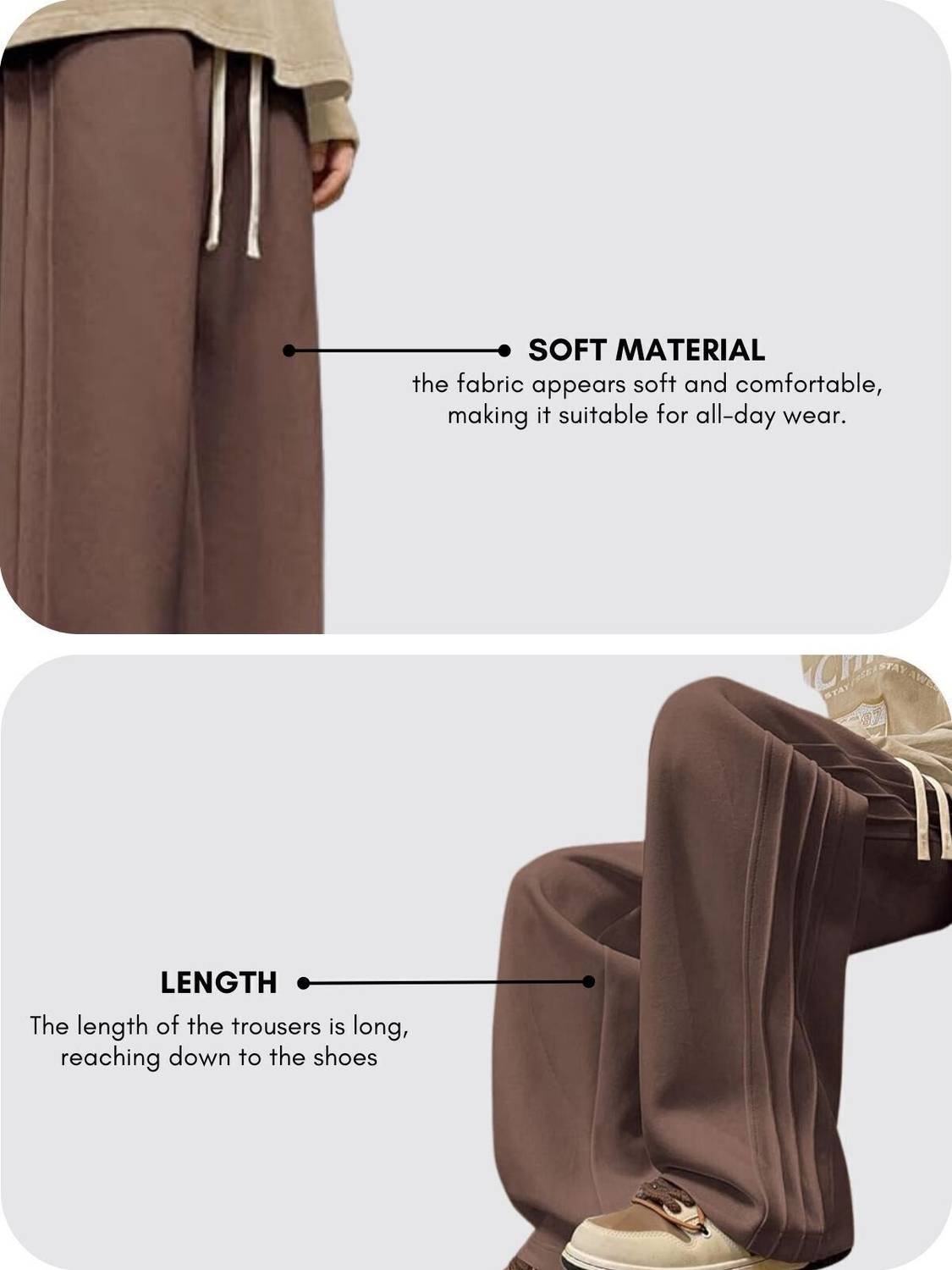 Leriya Fashion Brown Trousers - Image 5
