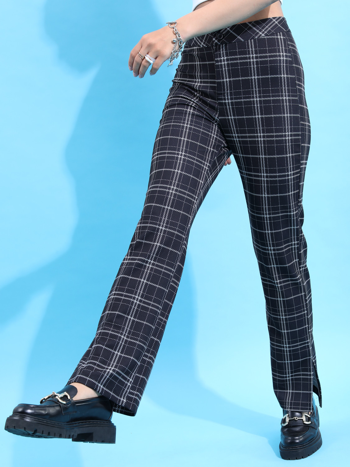 Image of KETCH Regular Fit Women Multicolor Trousers